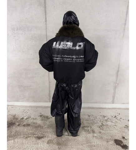 BIG BOMBER JACKET BLACK