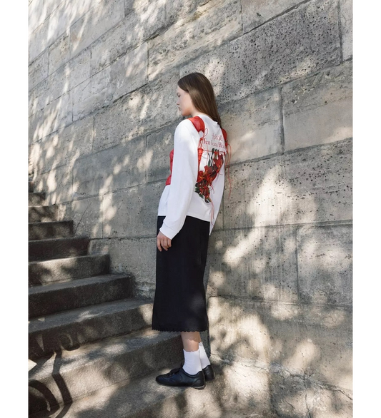 CBLILY T-SHIRT WHITE/RED