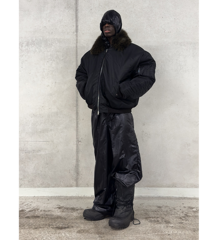 BIG BOMBER JACKET BLACK