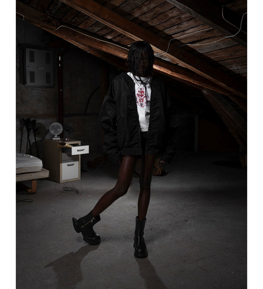 BOMBER JACKET BLACK
