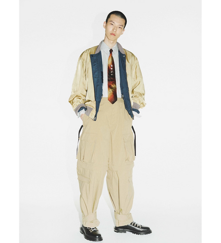 METAL CONCHO TIE ORANGE