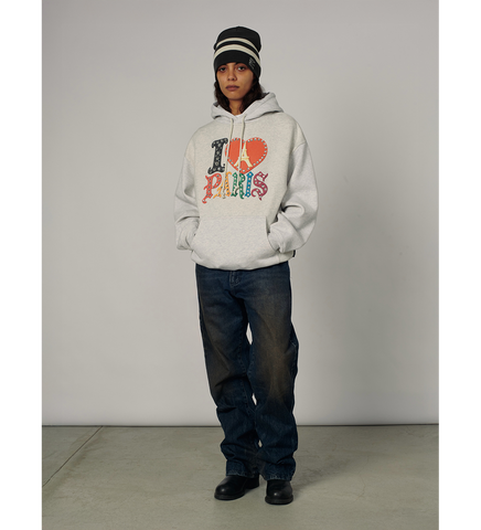 JEWEL HOODIE ASH GREY