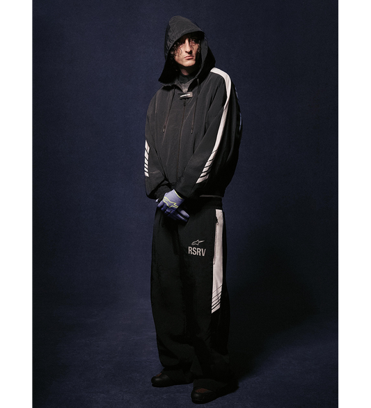 CROSSOVER TRACKSUIT PANTS BLACK