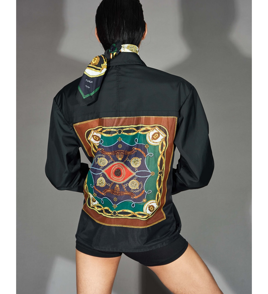 NYLON OX BLOUSON BLACK
