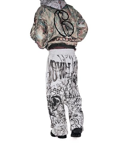 GRAFITTI TRACK PANTS GREY
