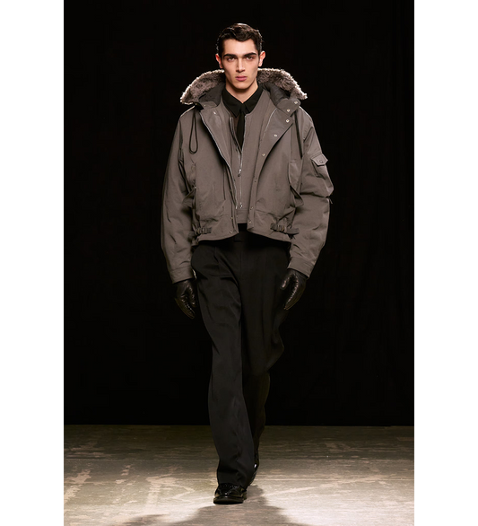 ORBIT JACKET VAPOR ALLOY RIPPLE NYLON TWILL