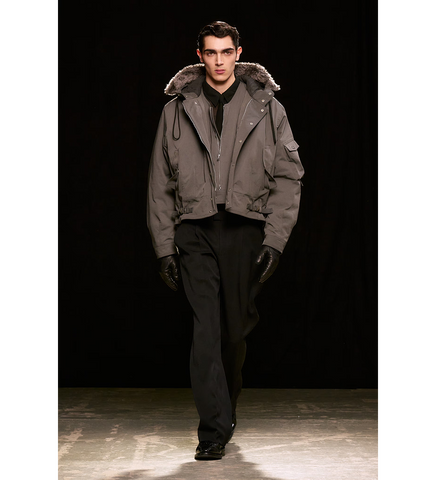 ORBIT JACKET VAPOR ALLOY RIPPLE NYLON TWILL
