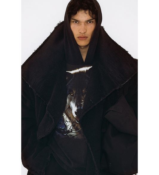 WOLF PULLOVER BLACK