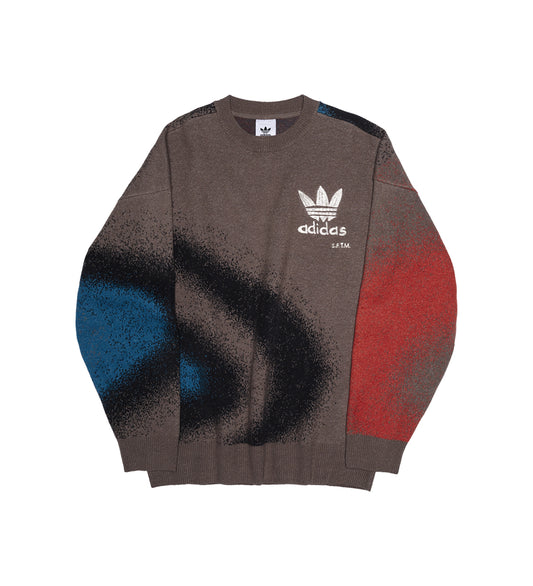 SONG FOR THE MUTE X ADIDAS SFTM JACQUARD SWEATER EARTH