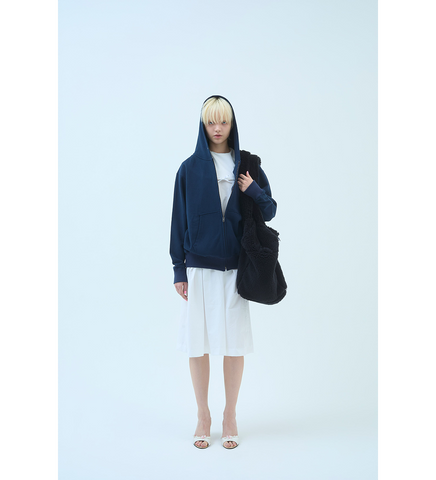 DOCKING PLATED COLLER ONE-PIECE NAVY/WHITE