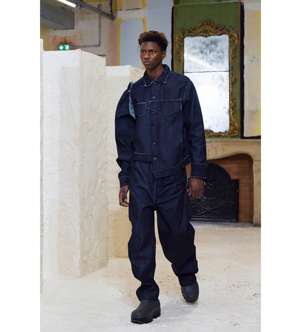 SHELLEY TRUCKER JACKET INDIGO