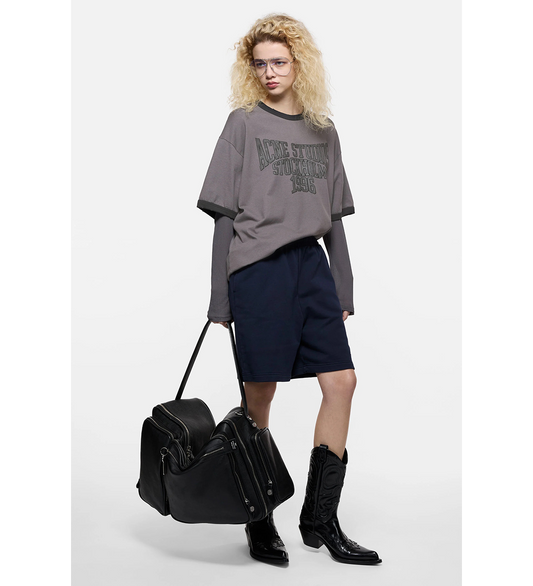 EDRA DOUBLE COLLEGE DARK PURPLE/BLACK