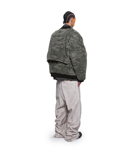 BOMBER JACKET WOODLAND CAMO