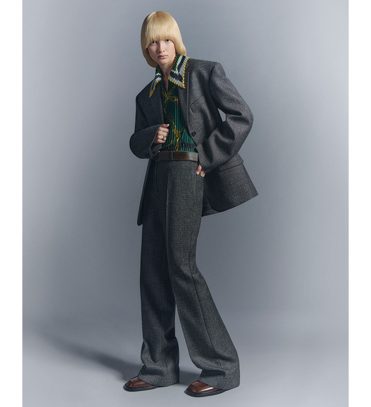 SYNDIA P PLISSE TWILL GREEN