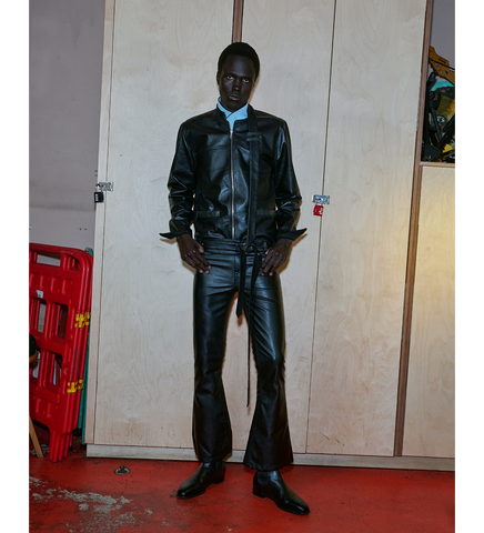 BOXY SCARF JACKET BLACK