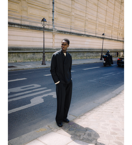 VAALS TAILORED TROUSERS SPACE BLACK