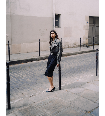 LINNET WRAP CULOTTES CROW BLACK