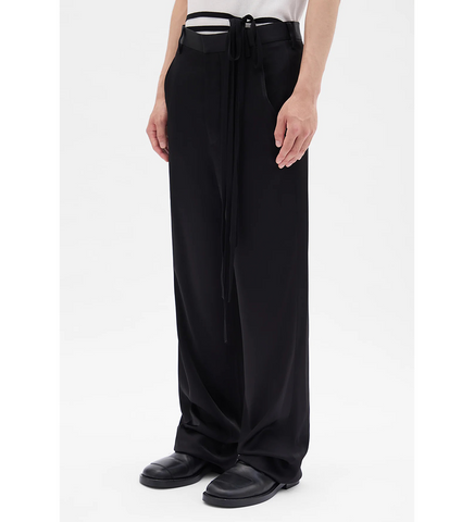 LEON COMFORT FIT TROUSERS BLACK