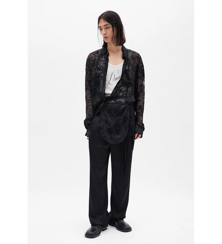 LEON COMFORT FIT TROUSERS BLACK