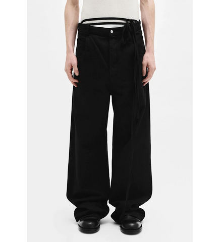 MICHAEL 5-POCKETS TROUSERS BLACK
