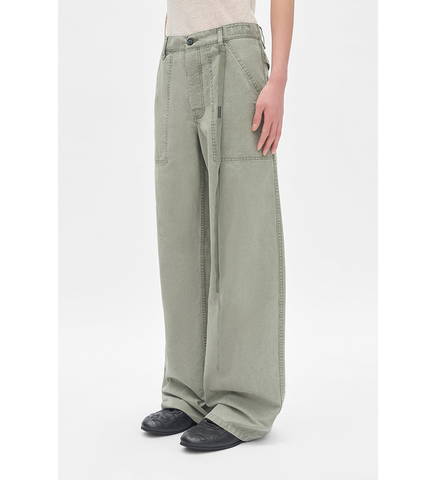 MONDER WORKWEAR COMFORT TROUSERS SAGE