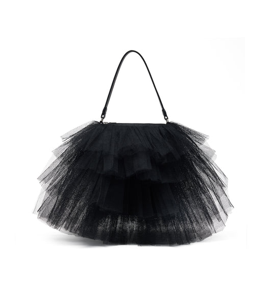 FRILLY TUTU BAG BLACK