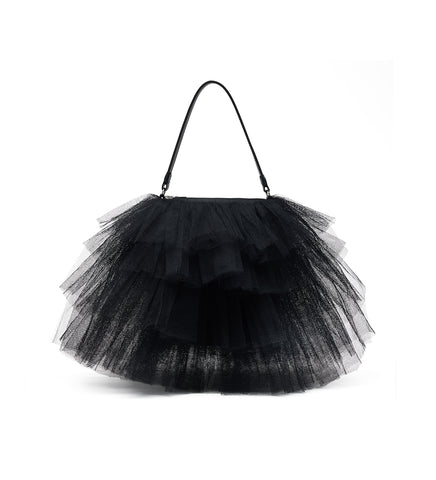 FRILLY TUTU BAG BLACK