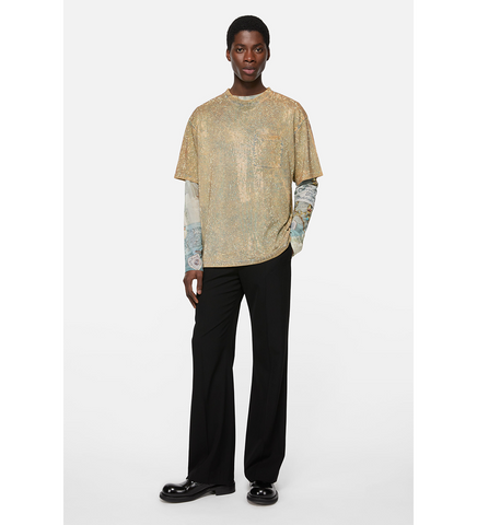 PALVIN SOFT FLUID VISCOSE SUITING BLACK