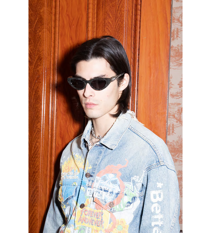 MAUDYE DENIM TRUCKER JACKET INDIGO