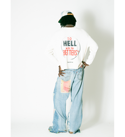 CHAMOMILE WAFFLE LONG SLEEVE CREAM