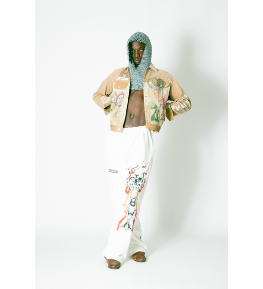 ENNUI SWEATPANTS WHITE