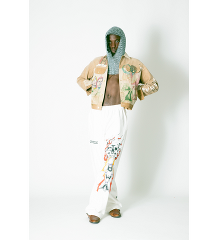 ENNUI SWEATPANTS WHITE