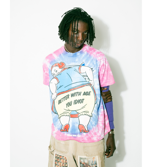 FRIZZLE TIE-DYE TEE XL