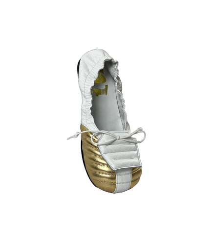 BIG FOOT FOOTBALL FLAT WHITE/GOLD