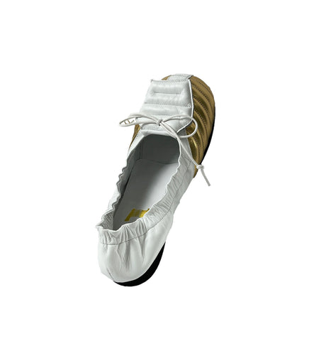 BIG FOOT FOOTBALL FLAT WHITE/GOLD