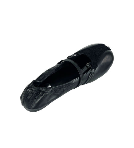 BIG FOOT LINGERIE GARTER FLAT BLACK/BLACK