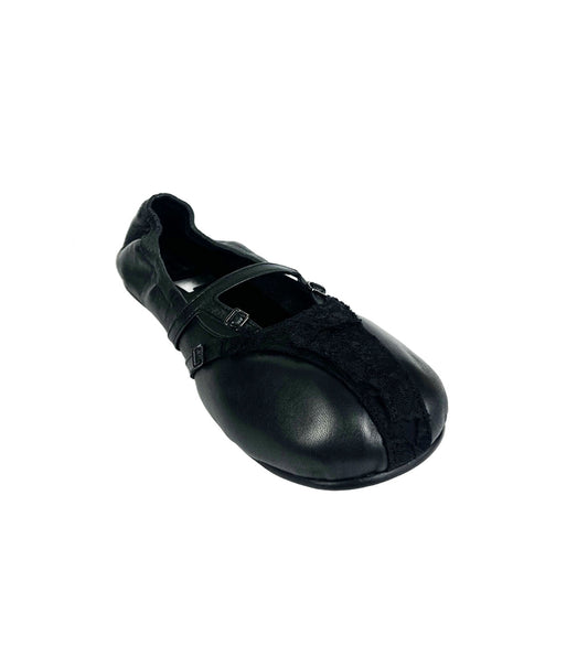 BIG FOOT LINGERIE GARTER FLAT BLACK/BLACK