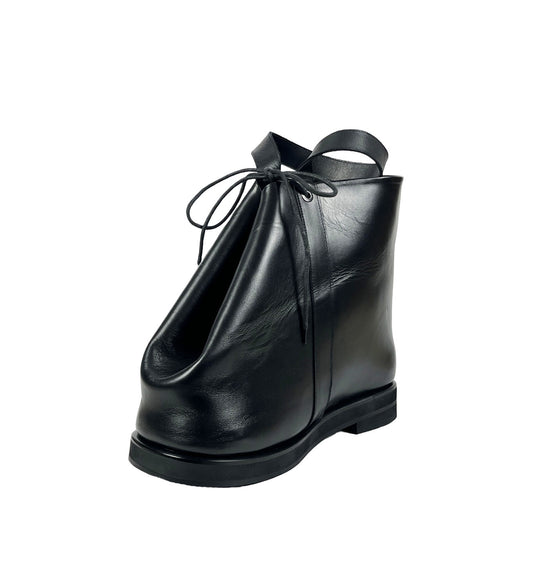 BIG FOOT MINI TOTE BAG BOOTS W/CHARM BLACK