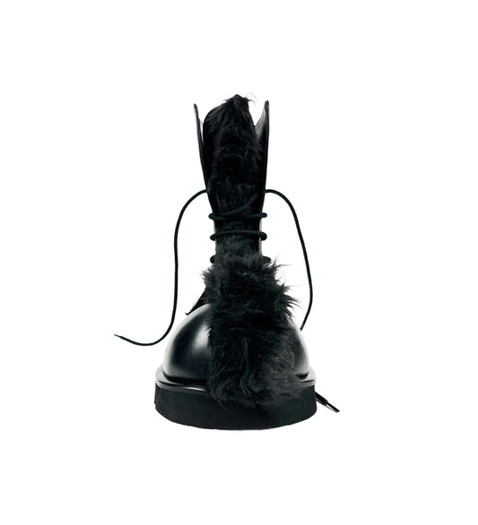 BIG FOOT MOHAWK BOOTS BLACK HAIR