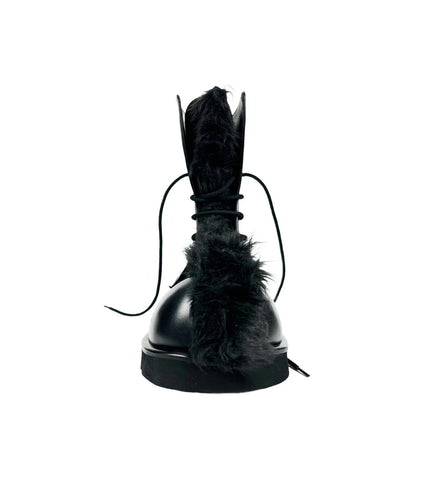 BIG FOOT MOHAWK BOOTS BLACK HAIR