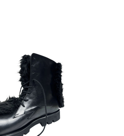 BIG FOOT MOHAWK BOOTS BLACK HAIR