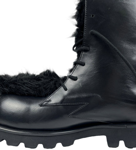 BIG FOOT MOHAWK BOOTS BLACK HAIR