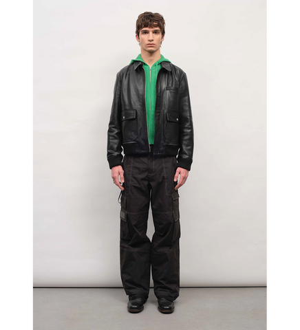 CODA LEATHER JACKET BLACK