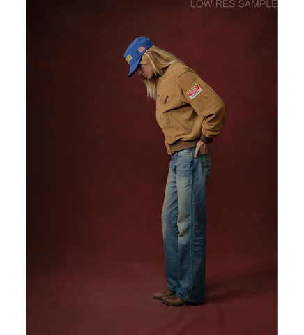 CHERRY LOS ANGELES X WRANGLER WIDE LEG 5 POCKET DENIM