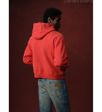 CHERRY LOS ANGELES X WRANGLER HOODIE RED