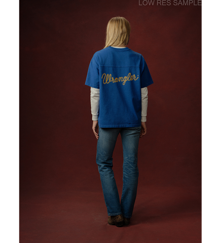 CHERRY LOS ANGELES X WRANGLER FOOTBALL JERSEY ROYAL BLUE