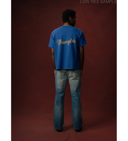 CHERRY LOS ANGELES X WRANGLER FOOTBALL JERSEY ROYAL BLUE