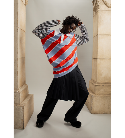 TOPSY TURVY POLO RED