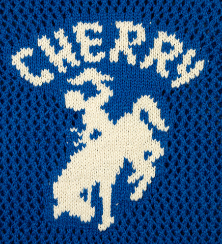 CROCHET SWEATER BLUE