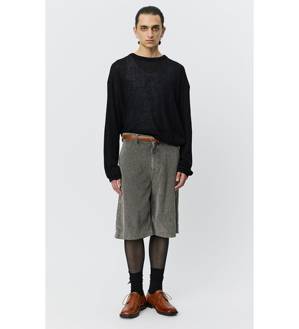 COMPANION JUMPER BLACK RIB